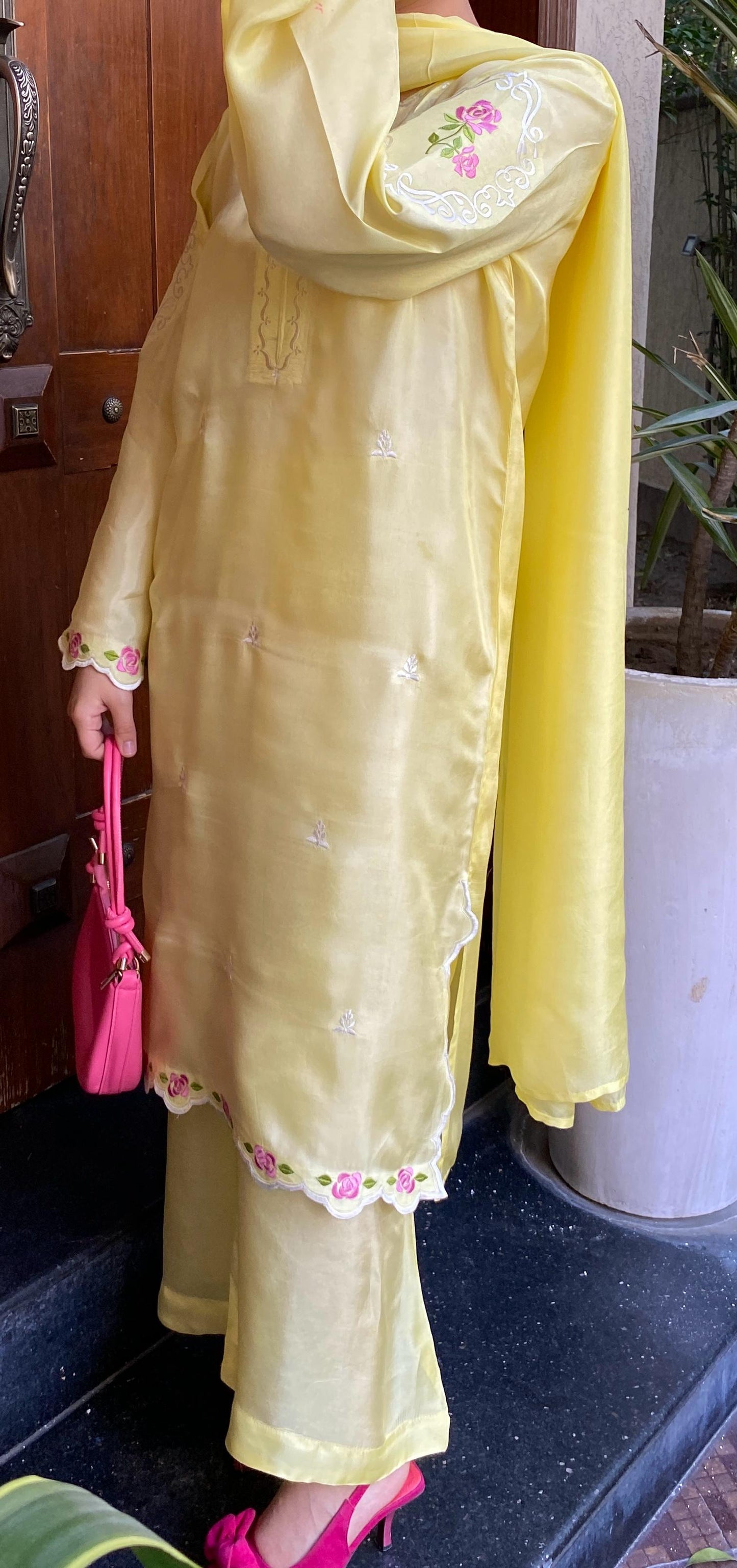 3pcs Embroidery dress