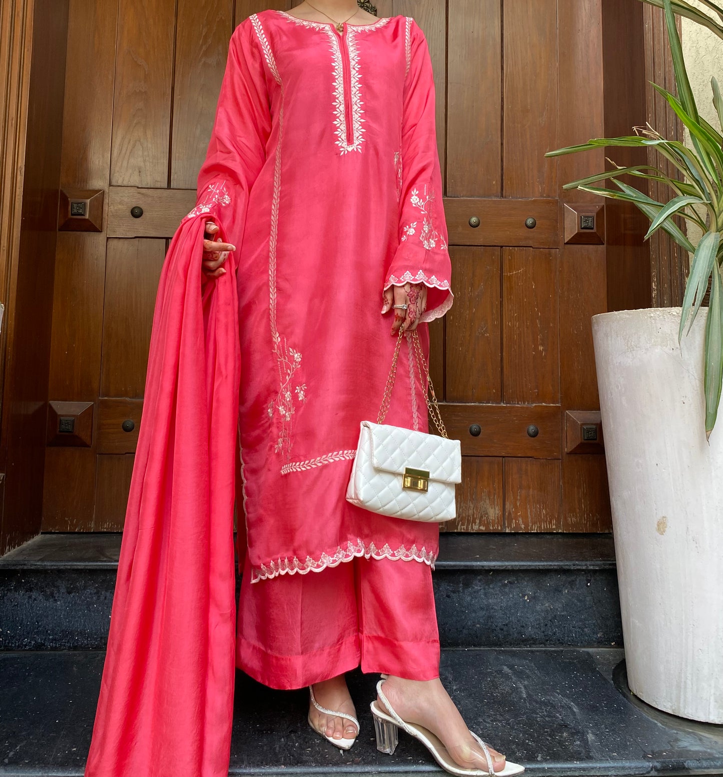 3pcs Embroidery dress