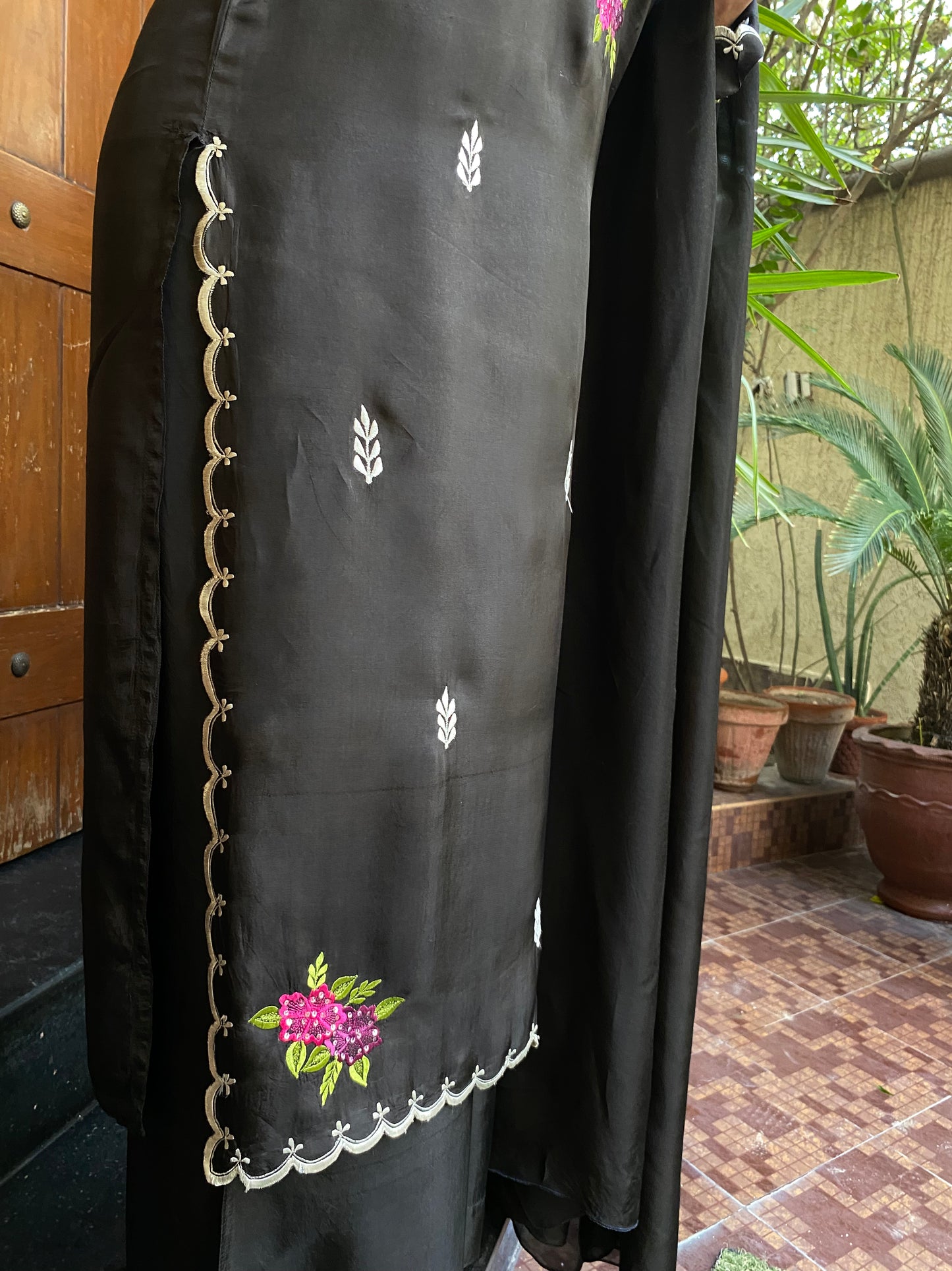 3pcs Embroidery dress